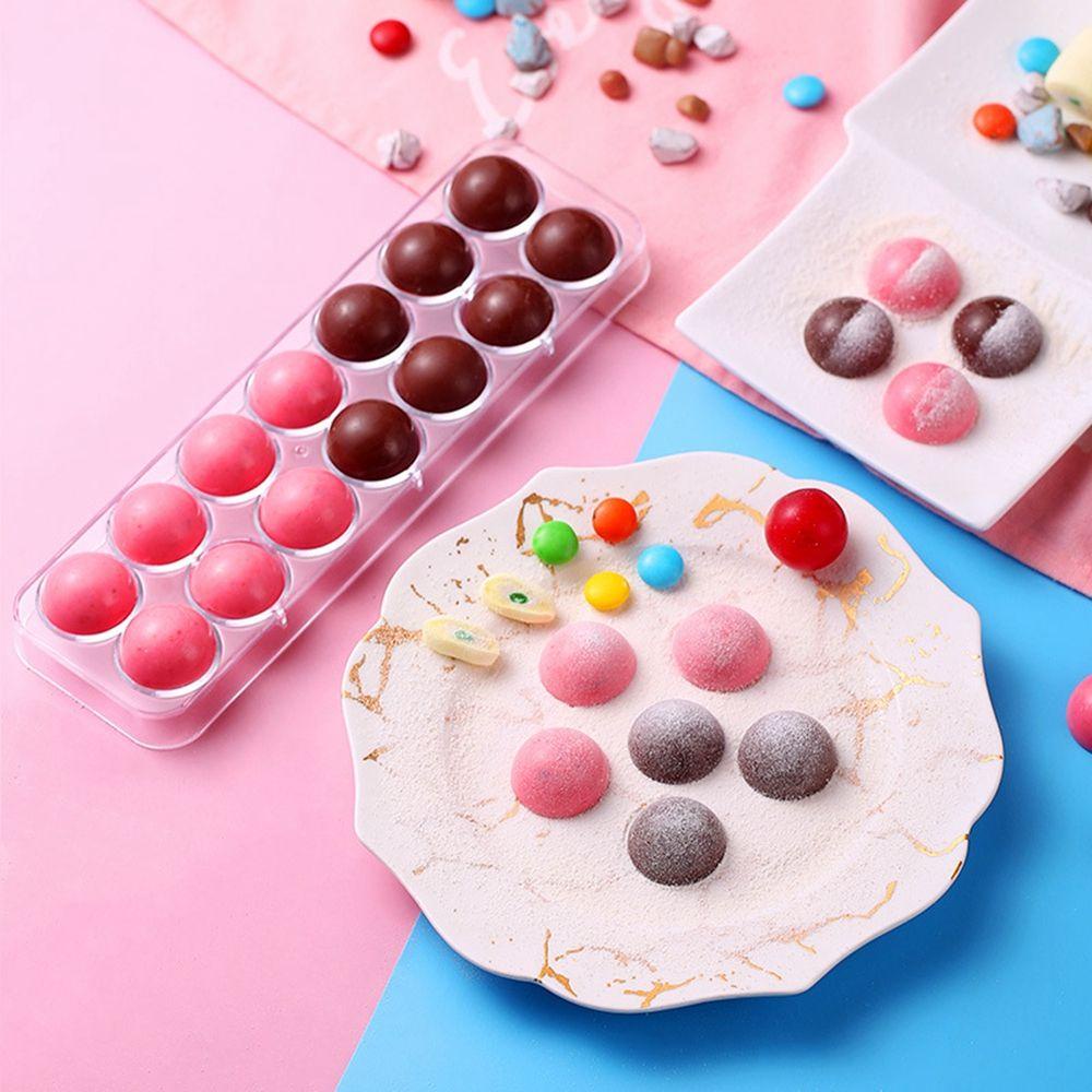 [Elegan] Cetakan Coklat 14lubang Reusable Awet Bakeware Fondant Candy Gummy Coklat Jelly Handmade Bakery Tool