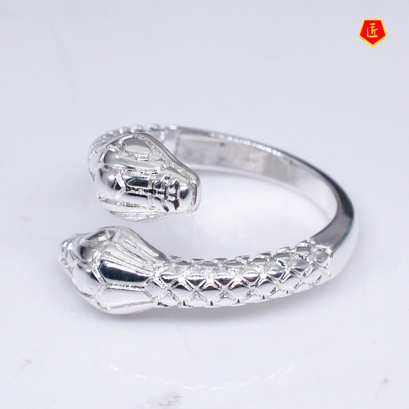 [Ready Stock]S925 Silver Minimalist Creative Animal Ring