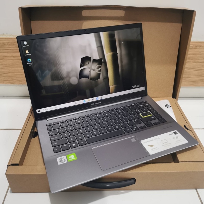 Laptop Asus S433F, Core i5-10210U, Gen 10 DualVga Nvidia Mx 250 Seri baru Superslim, Lengkap, Like N