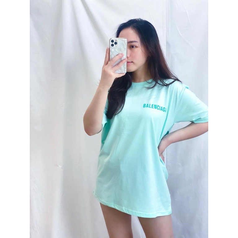 INFINITEE - Kaos Oversize Wanita Atasan Wanita Jumbo Bahan Cotton Combed 30s