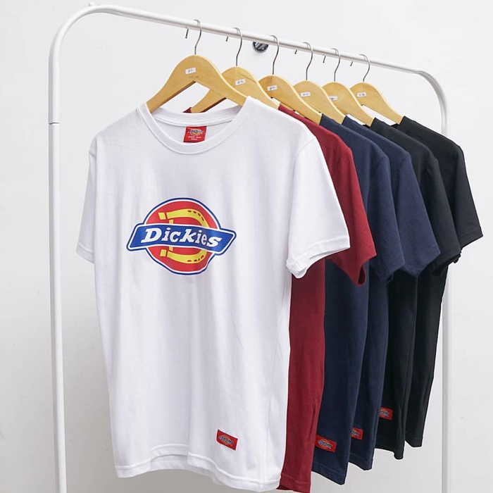Dfws20G1Hg Kaos Dickies Big Logo Original - Putih, M Hyj2011Jhh