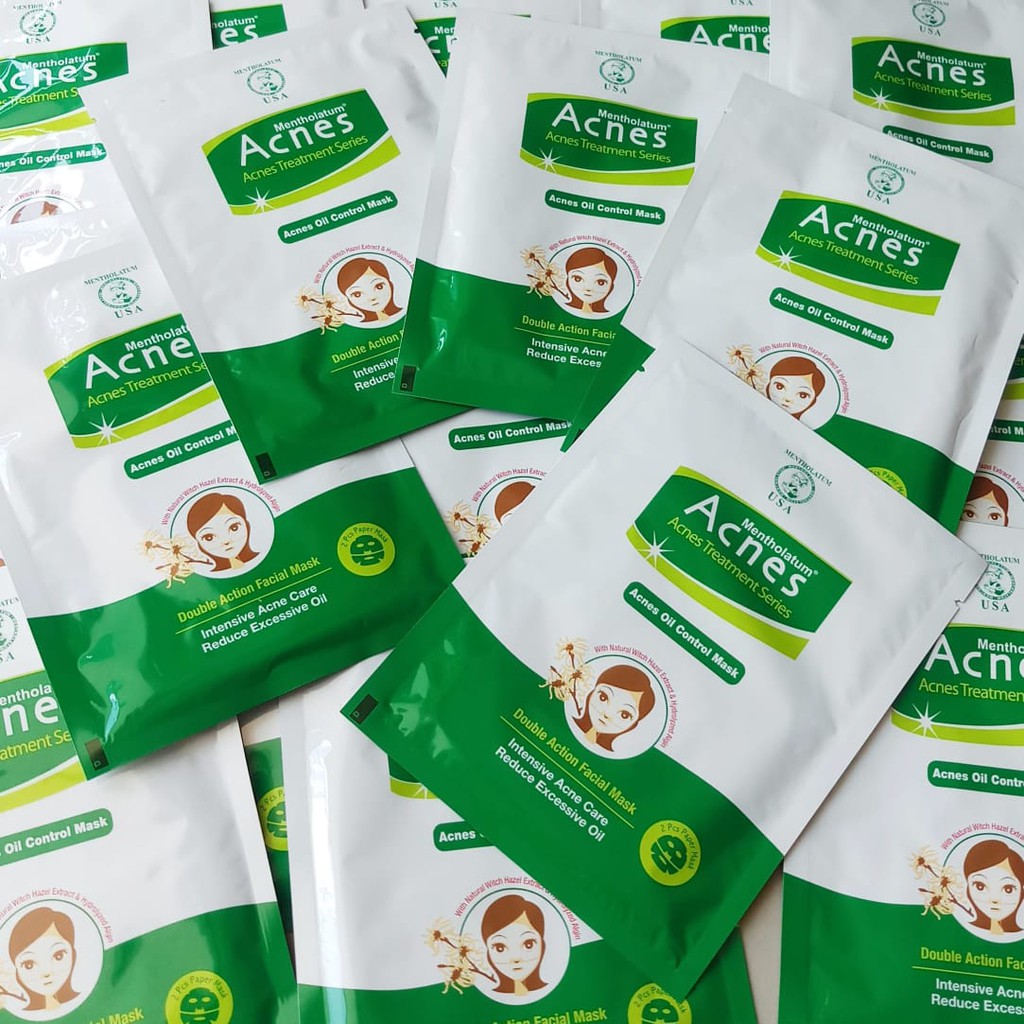 ACNES MASKER OIL CONTROL MASK SHEET MASK 24ML MASKER WAJAH ANTI JERAWAT