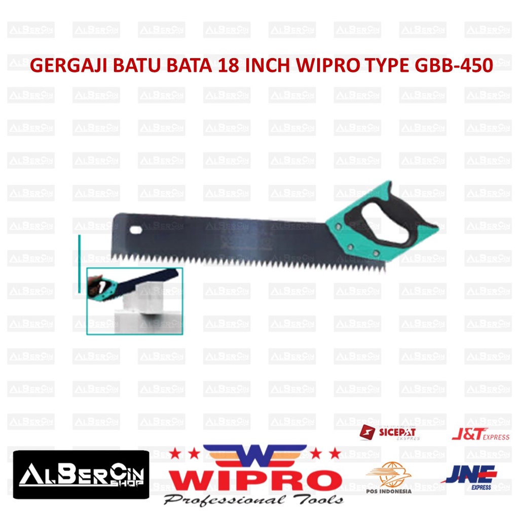 Gergaji Batu Bata Ringan / Hebel Size 18 inch WIPRO GBB-450 GBB450