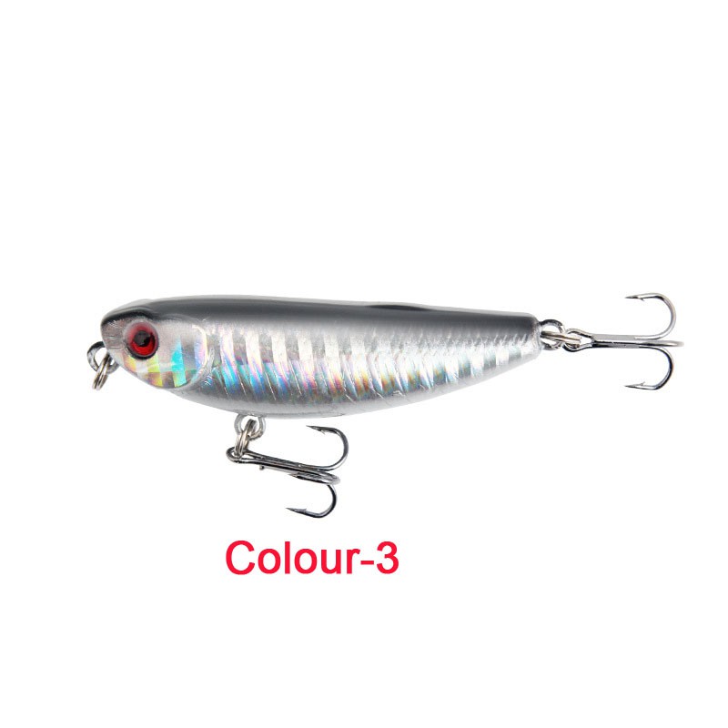 SYFishing 1Pcs New 50F Pencil Minnow Umpan Pancing 5cm/5g Swimbait Fishing Lure Replica DW62 Floating Ikan Wobber Pensil kecil Bait Memancing Peralatan