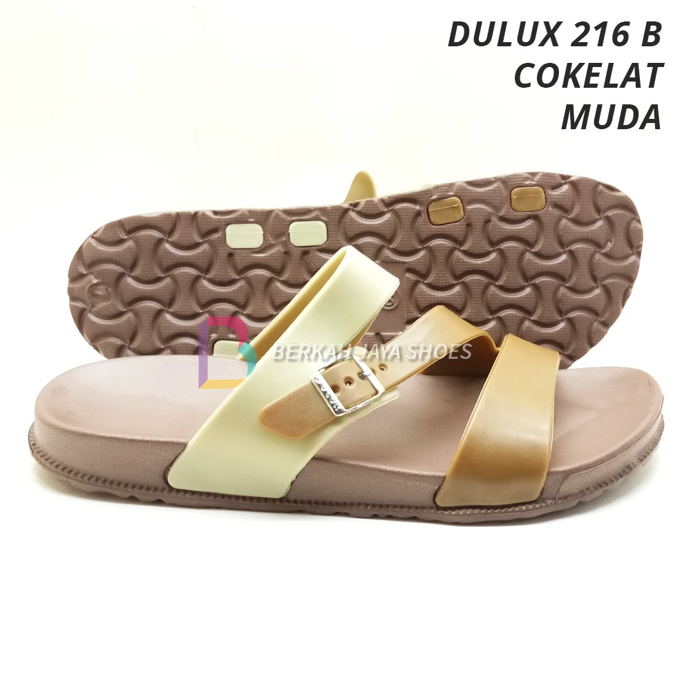 Sandal Wanita - Sandal Karet Wanita - Sandal Selop Karet Wanita Dulux 216 B Varian Warna