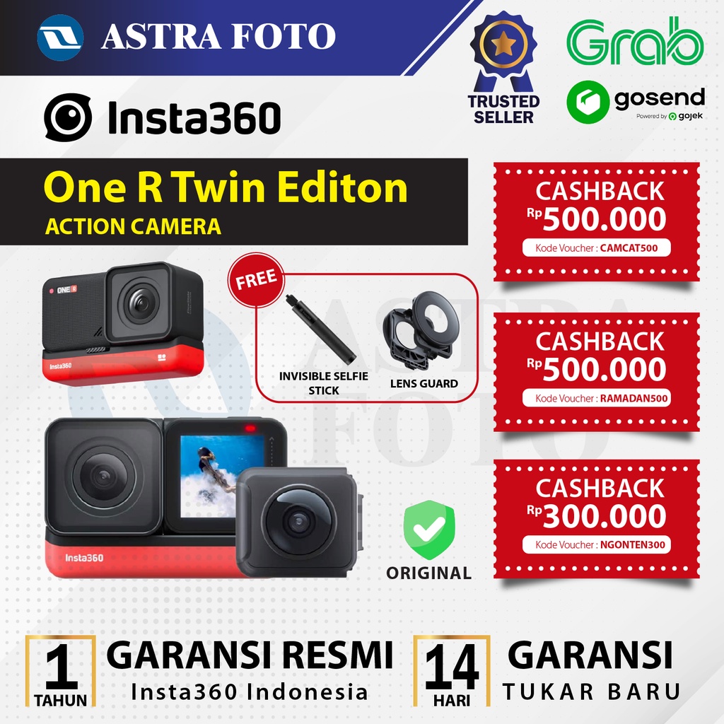 Insta360 One R Twin Editon Action Camera - Insta 360 One R