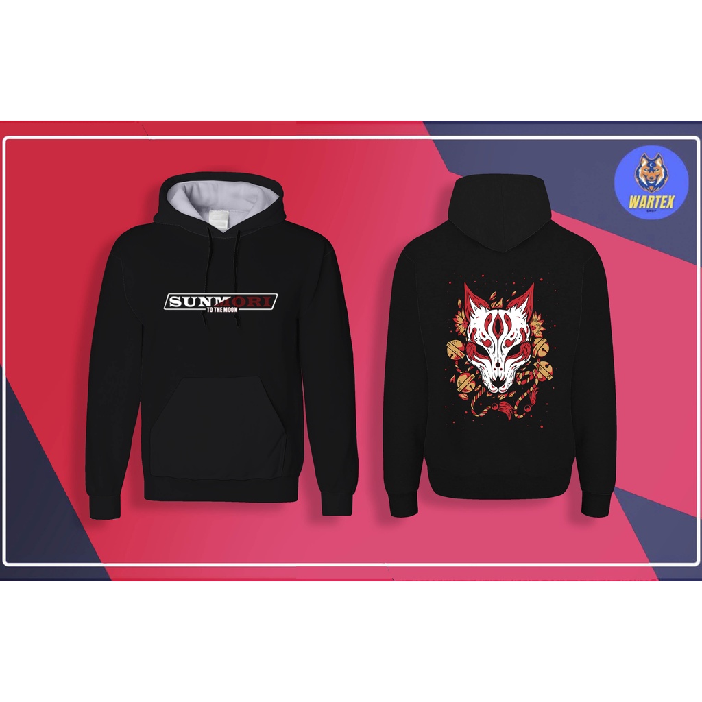 [BAYAR DITEMPAT] Jaket Sweater Hoodie Sunmori Distro Original Big Size Jumbo M - XXL Hoodie Sunmori 