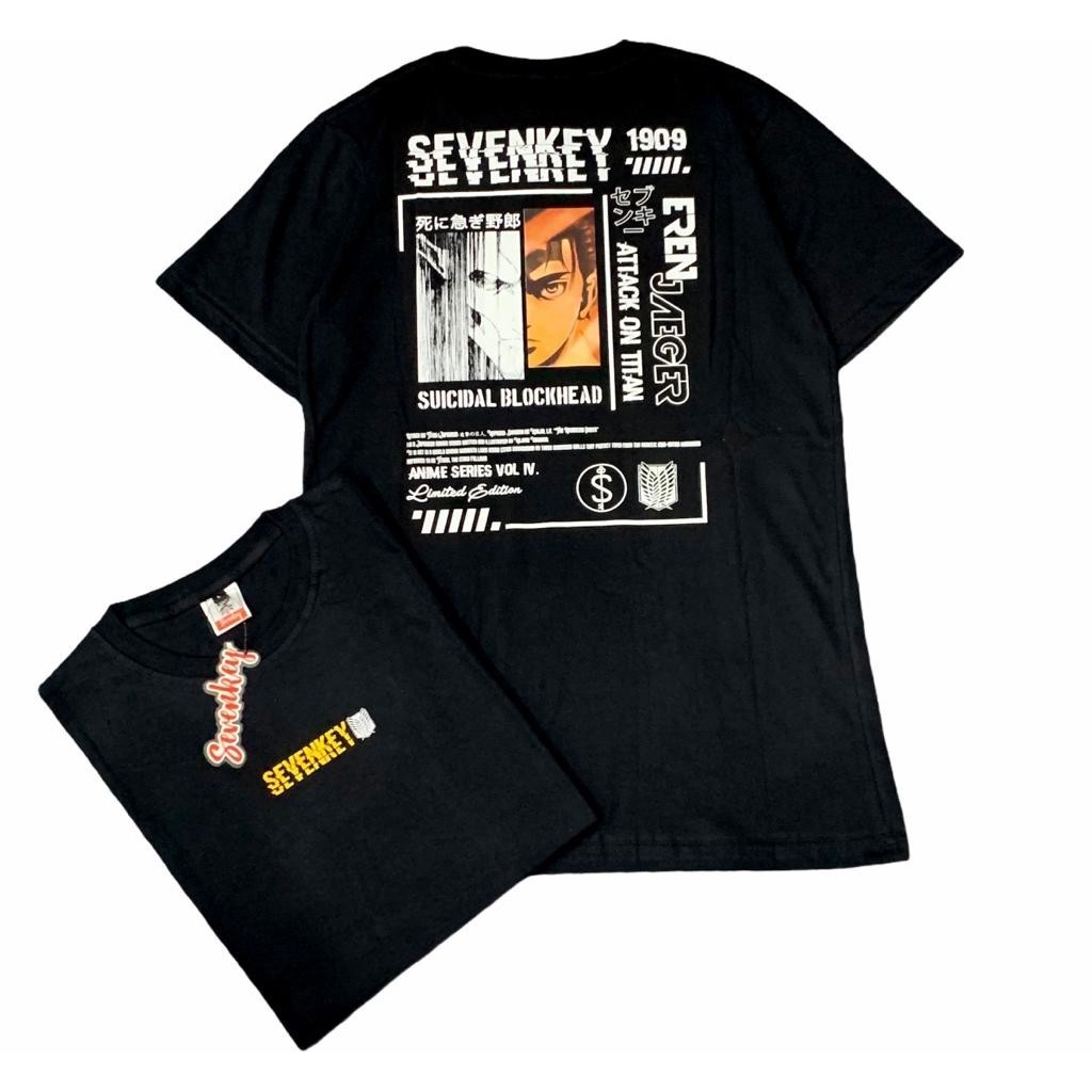 kaos distro efg imsick model casual terkeren / Kaos anime japan original