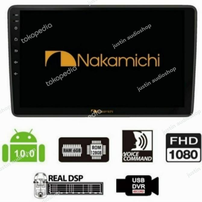 ANDROID 10 INCH NAKAMICHI ELITE PRO RAM 6/128 GB .