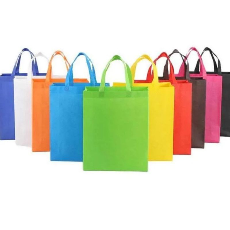 

Tas Spunbond 38 X 45 X 10 / Tas Kain / Goodie Bag / Kantong Spunbond Polos