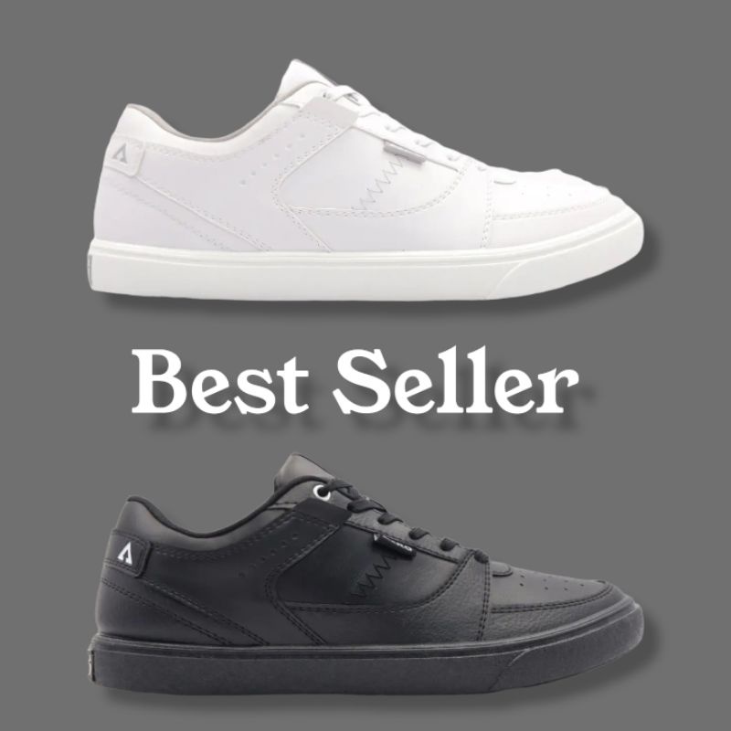 Aerostreet Hoops Low Full White | Hoops Low Full Black