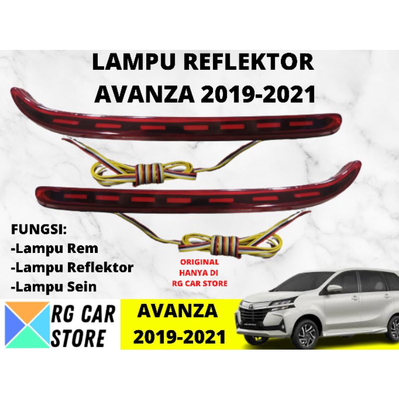 LAMPU REFLEKTOR AVANZA 2019-2021 MODEL SEQUENTIAL DIJAMIN PNP BERKUALITAS