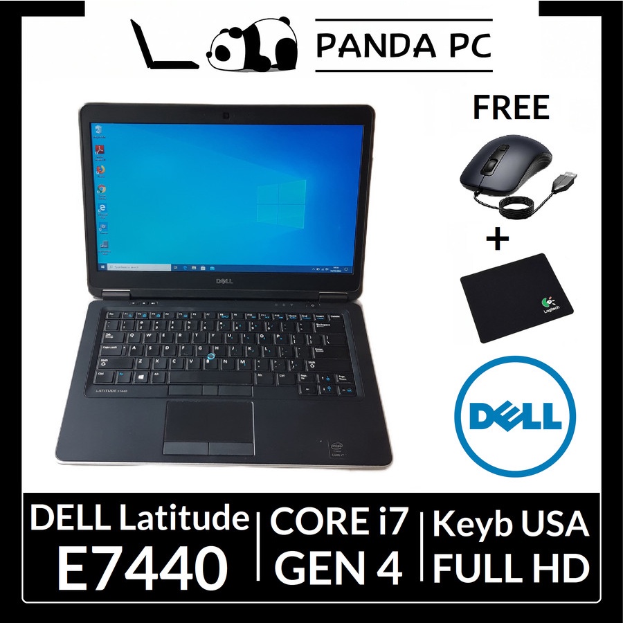 Dell Latitude E7440 Core i7 4600U FHD - 14 inch - RAM 8GB SSD 256GB