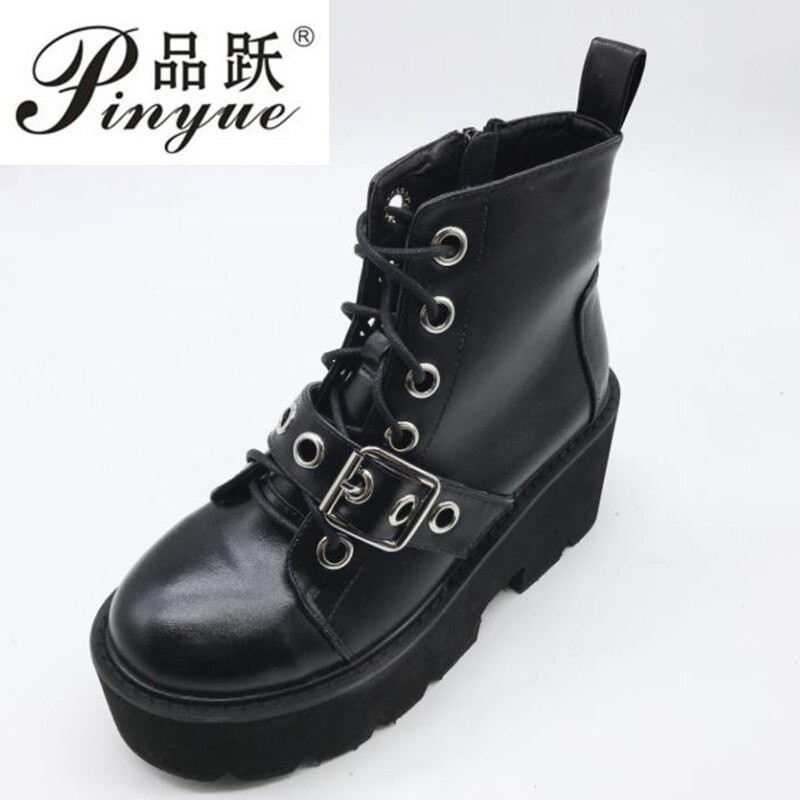 platform combat boots