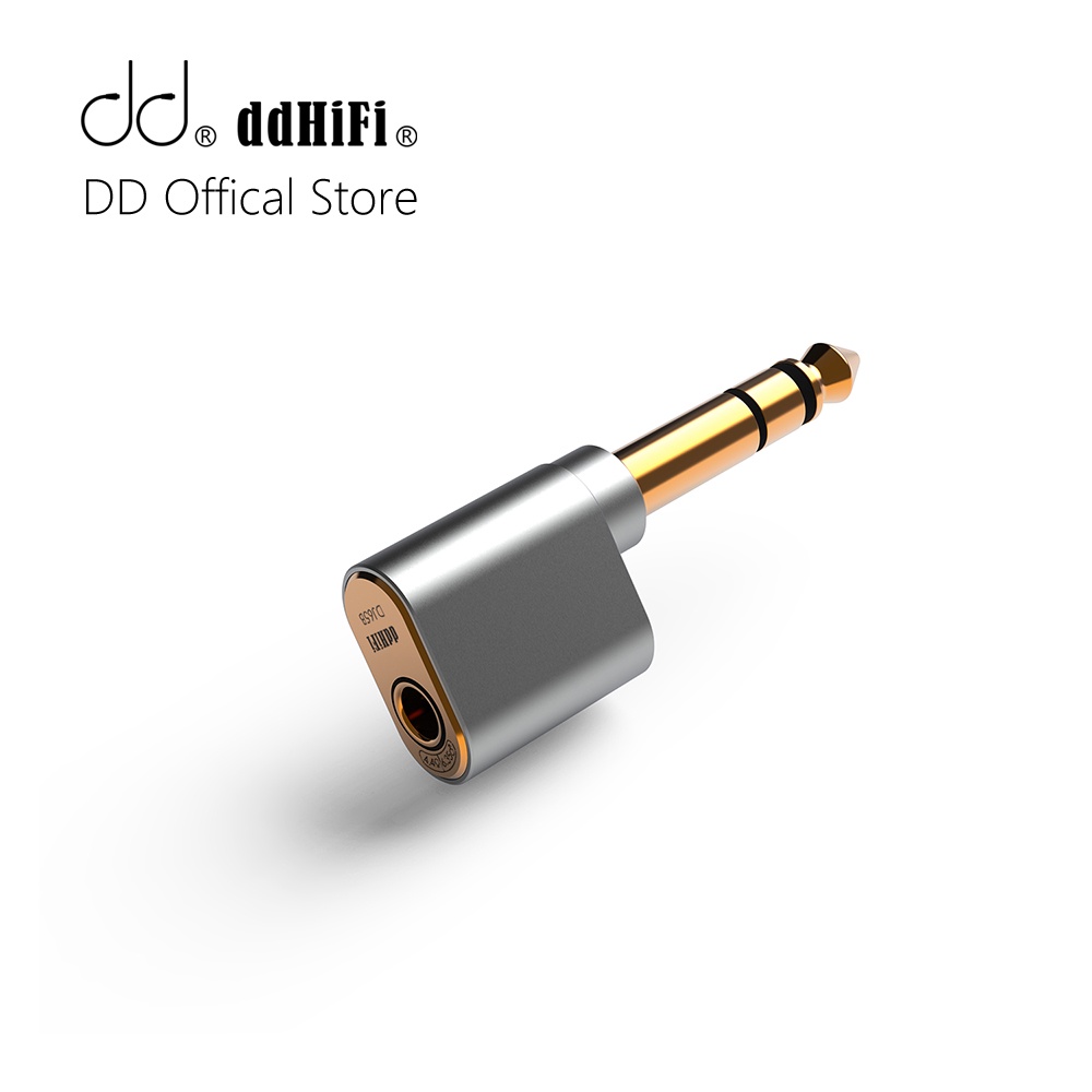 Dd ddHiFi DJ65B (AL) Adapter Audio 6.35mm Male Ke 4.4mm Female Dengan Output 6.35mm Untuk Desktop Amplifier