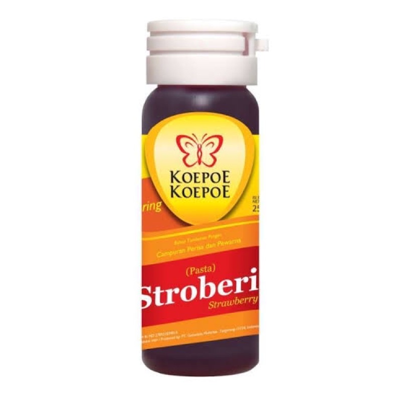 Koepoe Koepoe PASTA STROBERI 25ml - Perisa Makanan