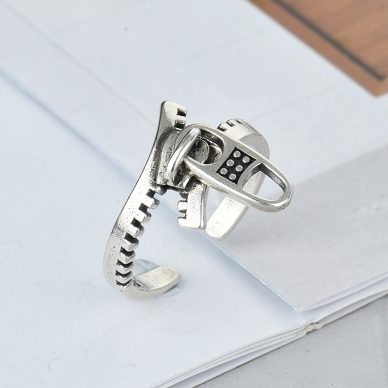 Cincin Model Resleting Adjustable Gaya Punk Untuk Wanita