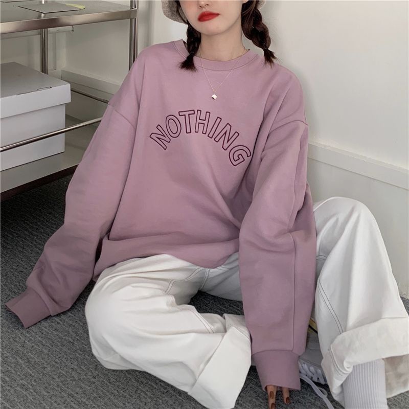 TERBARU Premium Nothing Sweater Wanita Oversize - Switer Oblong Kekinian-1