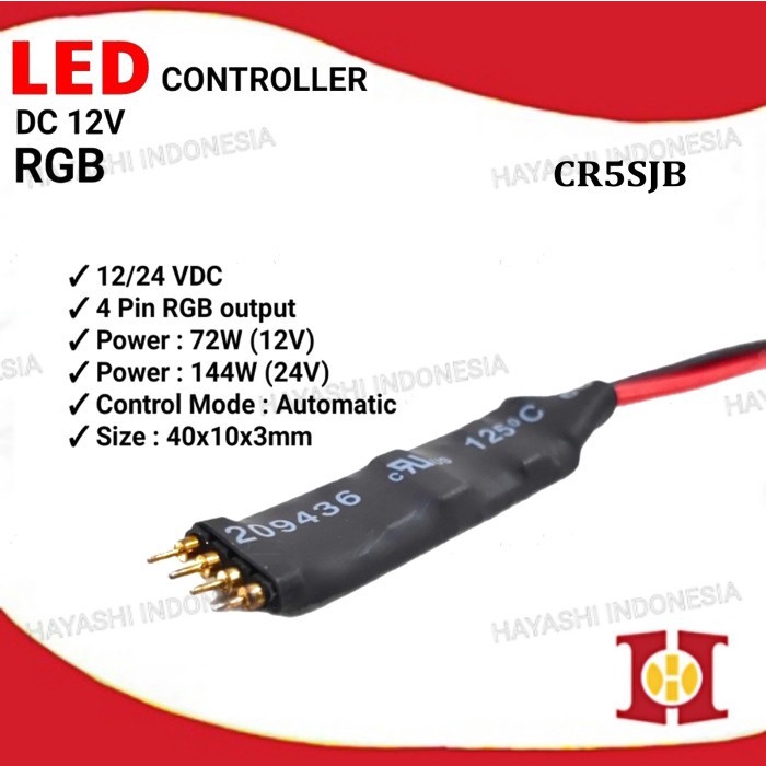 Kontroler LED RGB DC12V Controller LED Strip