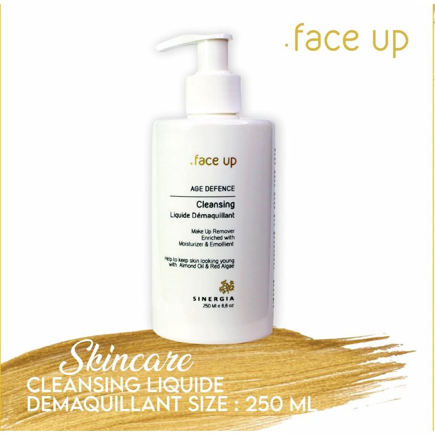 SINERGIA FACE UP AGE DEFENCE CLEANSING MAKE UP REMOVER 250ML