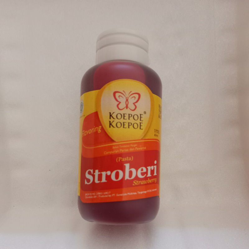 

pasta stoberry kupu kupu
