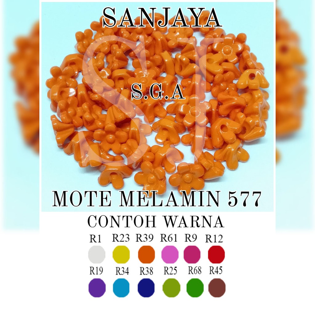 MOTE MELAMIN / MANIK BUNGA / MANIK MELAMIN BUNGA / MOTE MELAMIN BUNGA 577