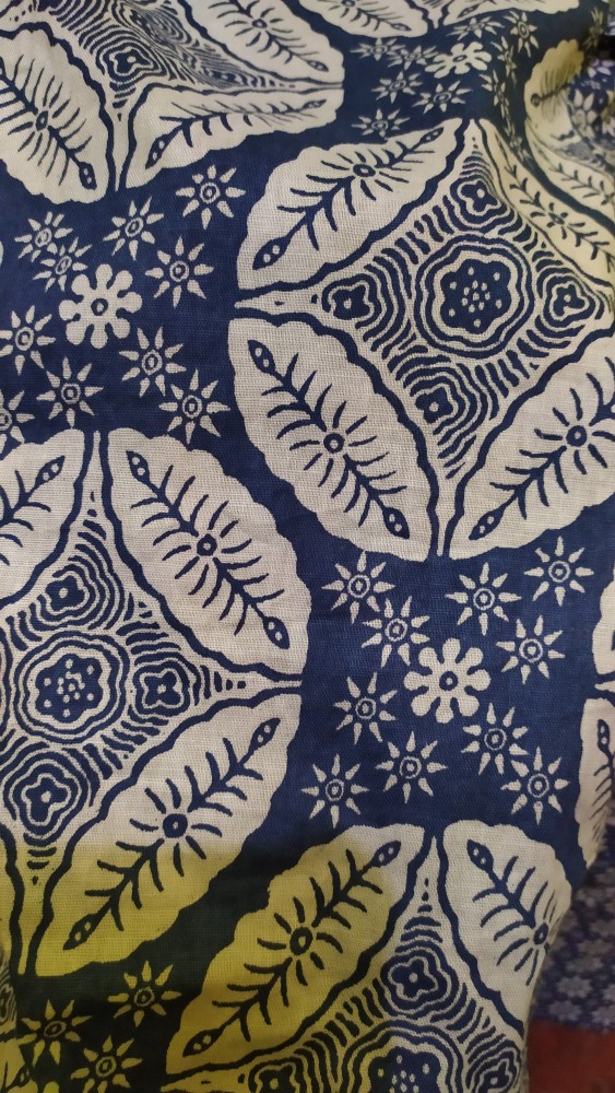 Tey-17 Batik Wanita Asj Sa Hrb026 Kenongo Kemeja Tosca Pendek