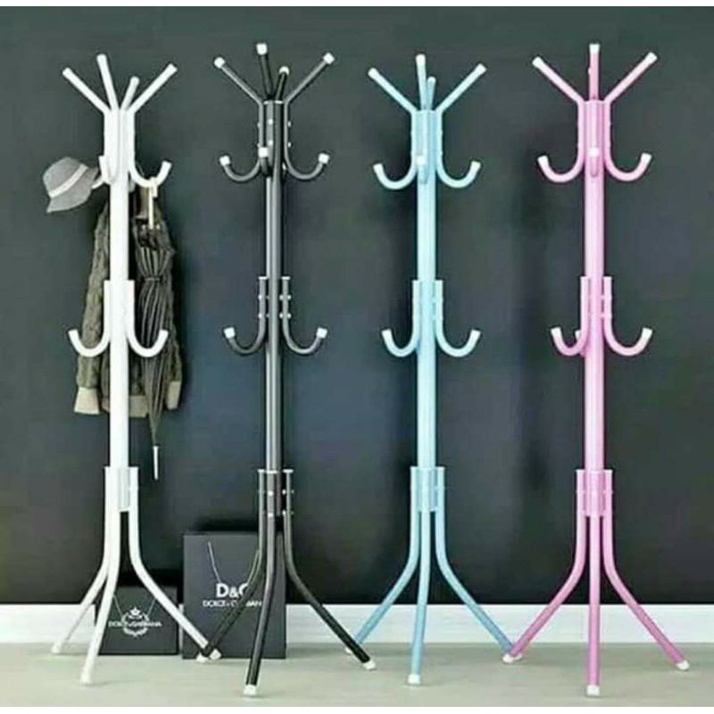 HANGER STANDING / HANGER TAS / HANGER TOPI / HANGER SERBAGUNA BONGKAR PASANG
