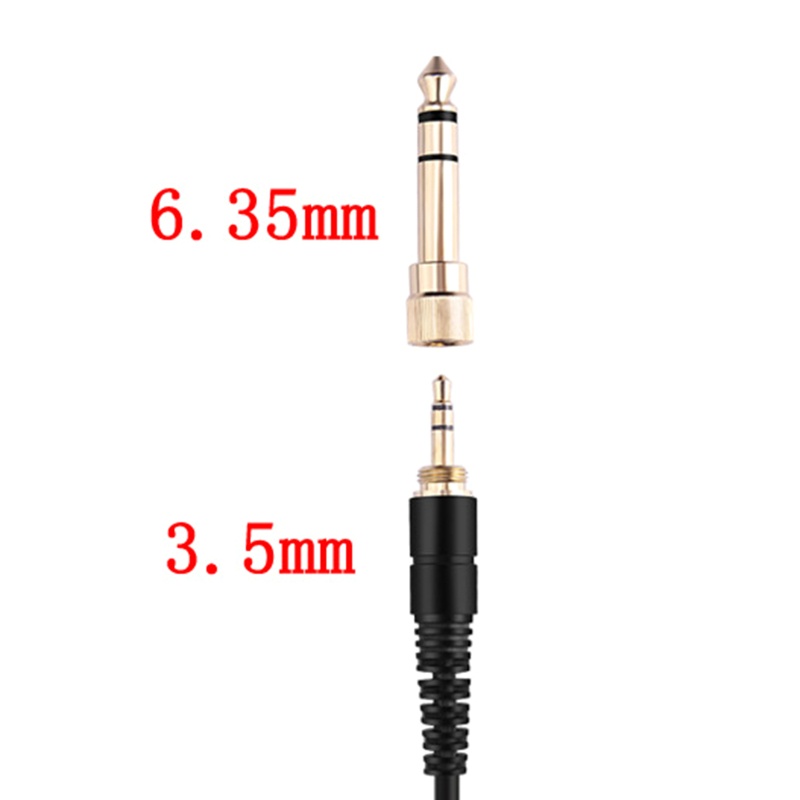 Cre Kabel Headphone Elektrik 6.5mm Ke 3.5mm Untuk Sony MDR1A SHP9500