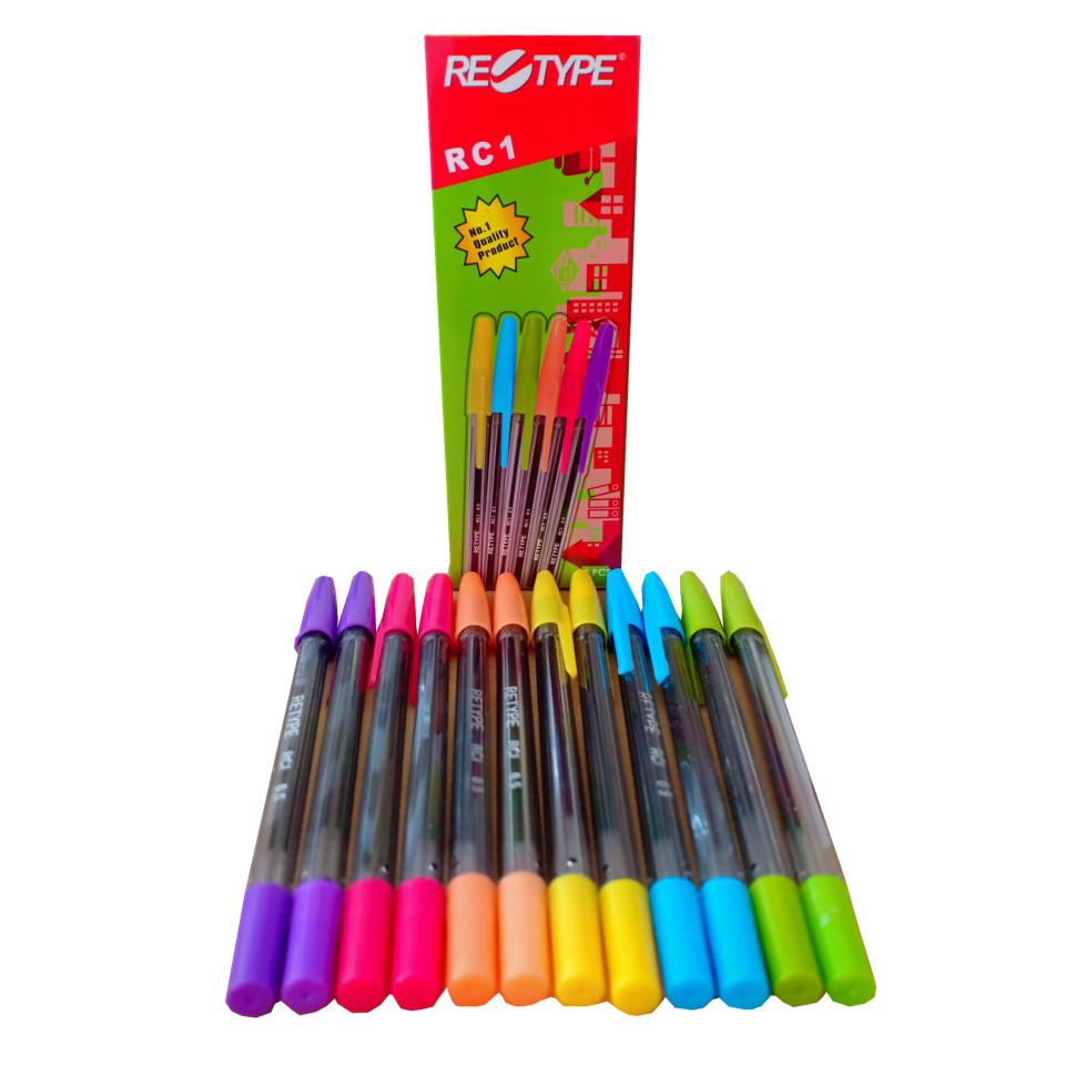 

Retype Pulpen Colour Hitam/Biru