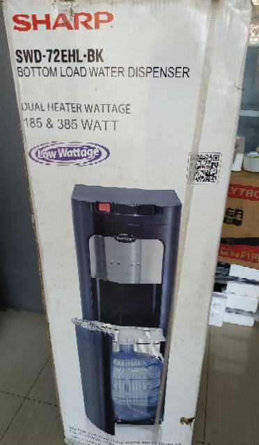 Dispenser galon bawah SHARP SWD 72EHL BK