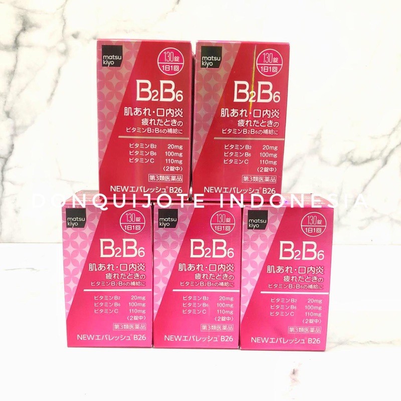 B2B6 VITAMIN FOR FASTER ACNE HEALING OBAT JERAWAT 130 TABS