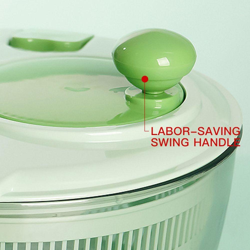 Rebuy Salad Spinner Kapasitas Besar Shake Greens Washer Cuci Rumah Tangga Sayuran Buah Salad Dehydrator