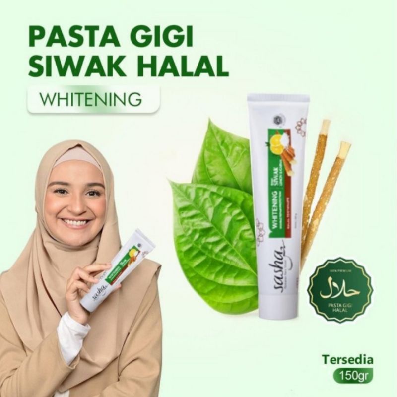 Pasta gigi Sasha Siwak &amp; Sirih 150gram Sasha siwak &amp; lemon 150gram Sasha Siwak &amp; lemon 65gam