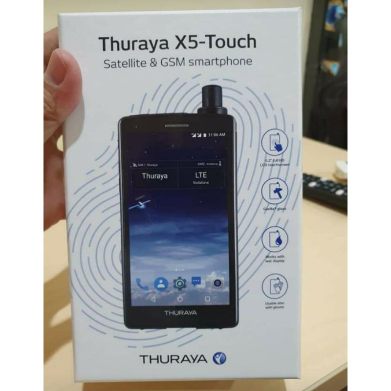 Telepon Satelit Thuraya X5 Touch Dual Sim Satelit Dan GSM