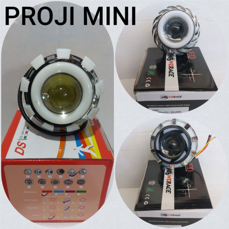 LAMPU PROJI MINI LED UNIVERSAL 2.5 INCH