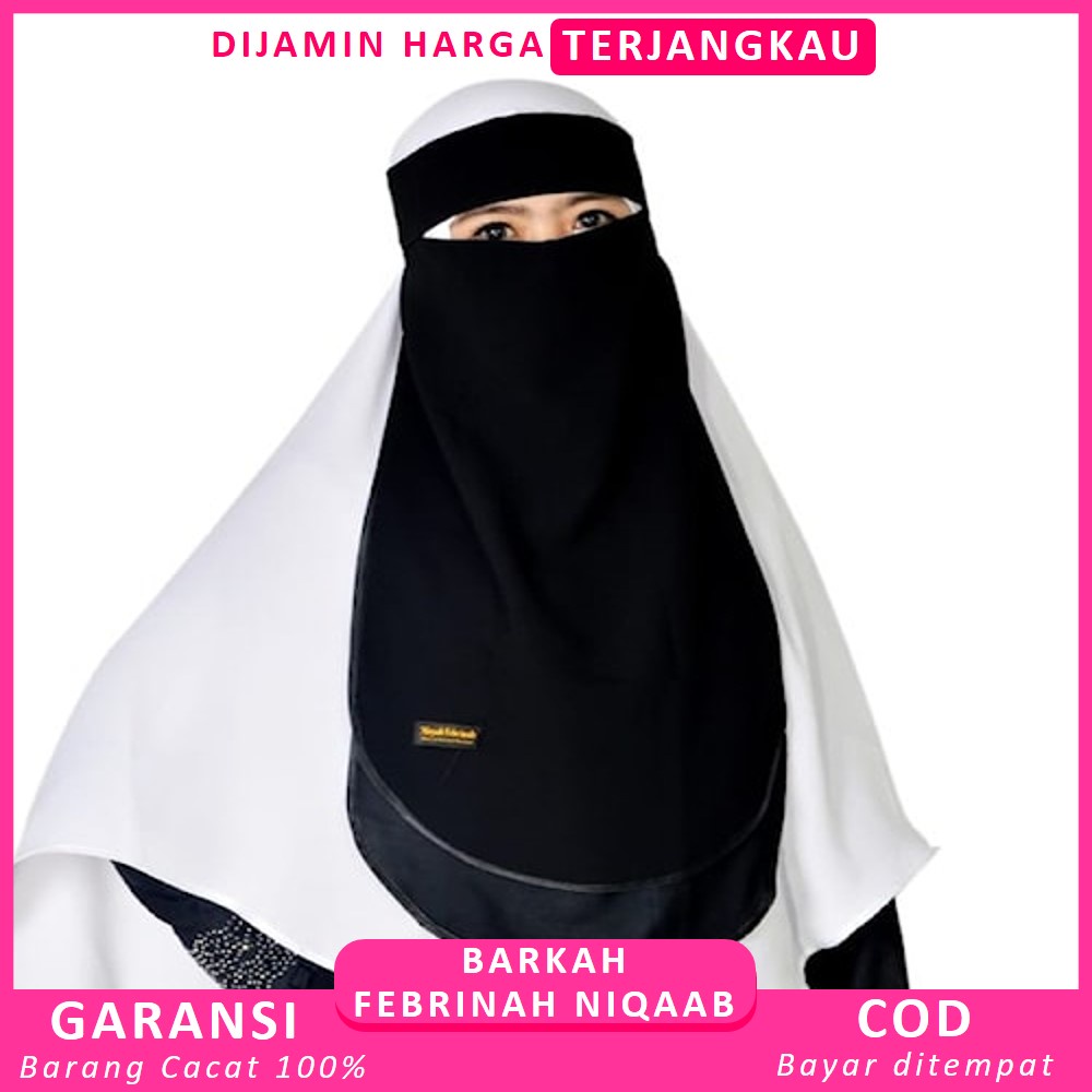 Cadar Niqab Hijab Niqob Jilbab Nikab Nikob Niqop Veil Kerudung Khimar Muslim Arab Saudia Cadar Banda