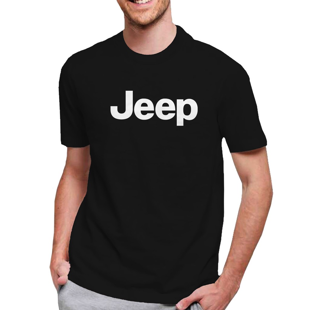 Baju Kaos Pria T-Shirt JEEP Baju Kaos Pria / Wanita Bahan Catton 100%