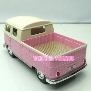 Terbatas  miniatur mobil vw kombi double cab mobilan diecast tokomoro Hemat