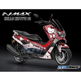 Decal Striping Nmax Variasi Full Body Stiker Gambar Hello Kitty