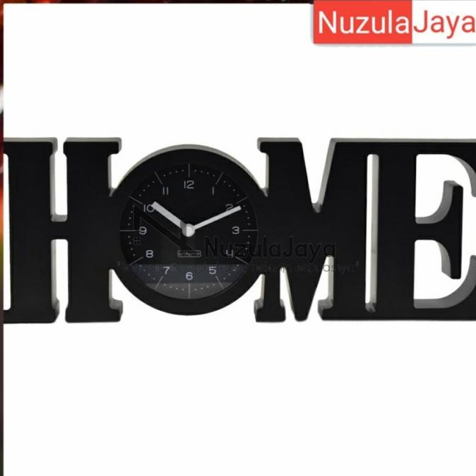 Termantab] Arthome jam meja HOME - Hitam