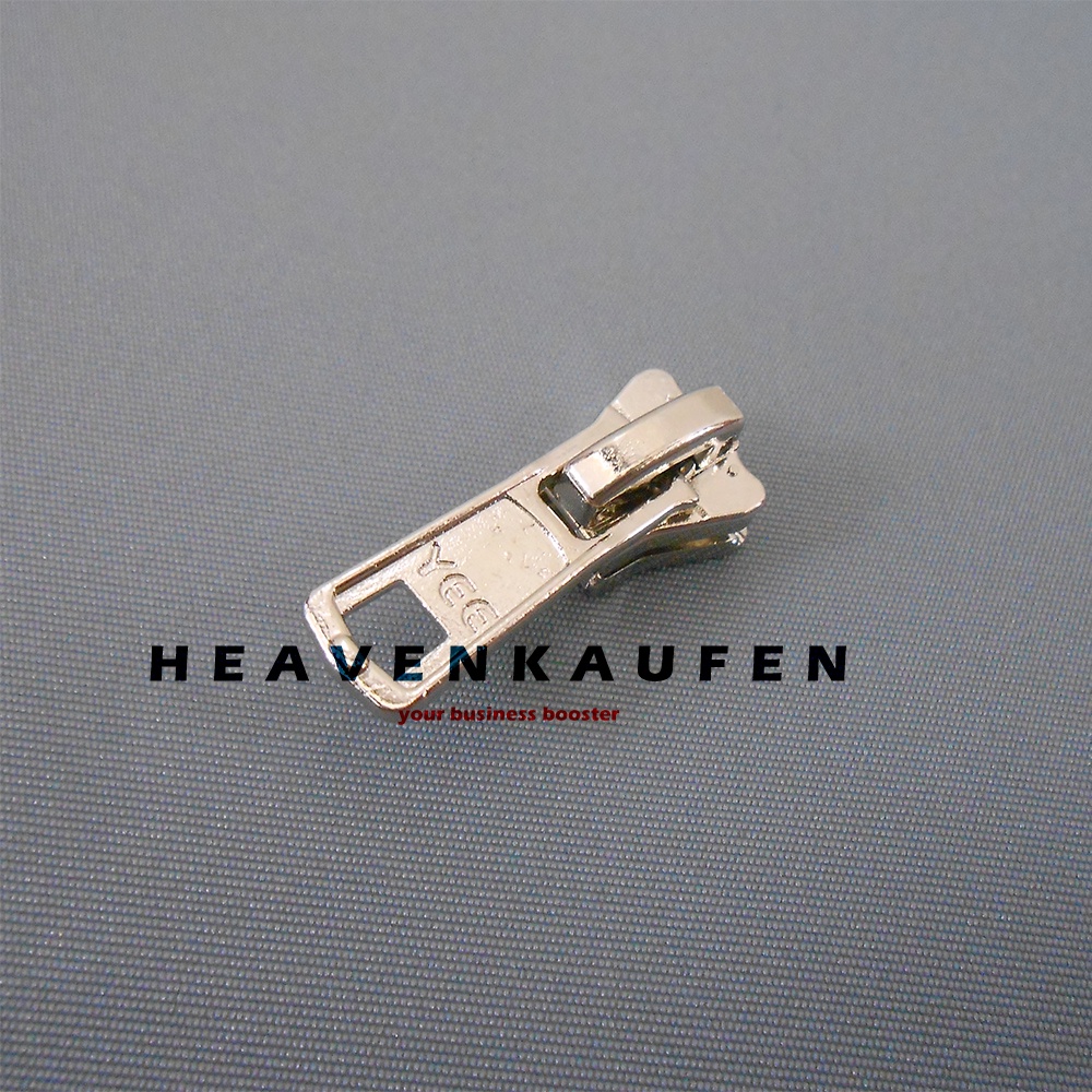 Kepala Resleting Zipper Head Kepala Zipper YEE Vislon No 5 Nikel Silver