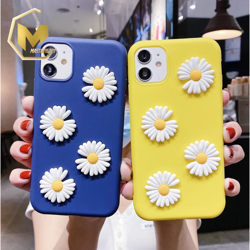 SOFTCASE BUNGA TIMBUL IPHONE 5G 5S 6G 6S 7G 8G SE 2020 6G+ 7G+ 8G+ X XS XR 11 12 MINI PRO MAX MA1634