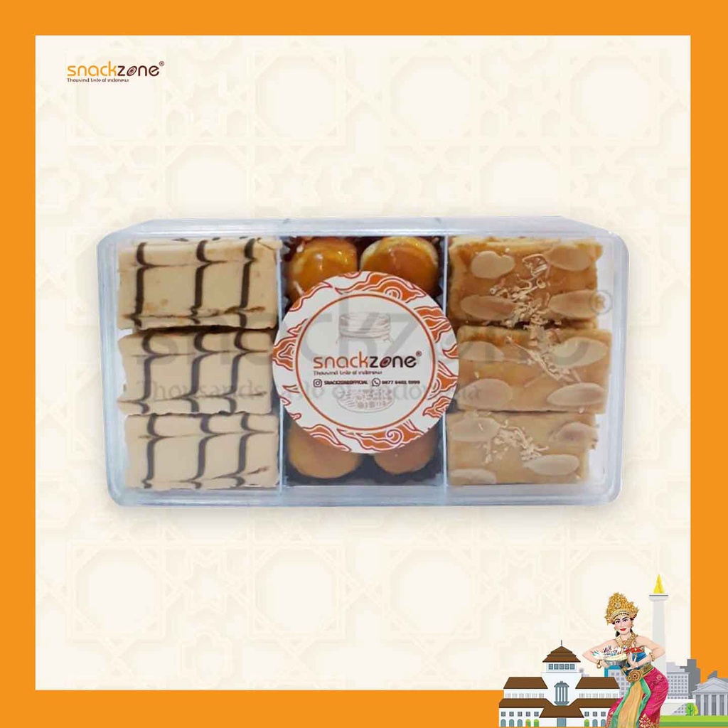 

Kue mix zebra/Mix Cookies Almond, Nastar, Vanila