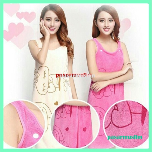 Handuk Kimono Dewasa  Baju Wearable Towel Kimono/BATH TOWEL