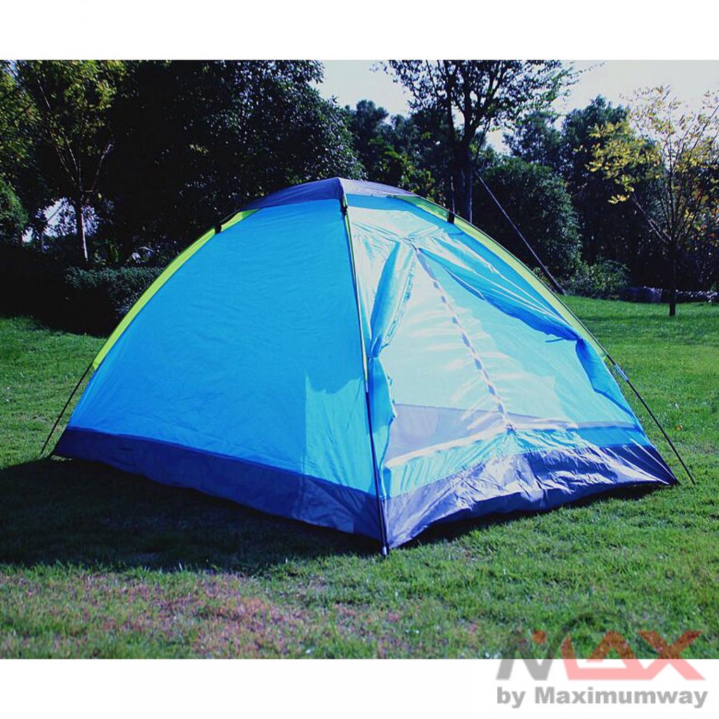 Double Layer Door Camping Tent / Tenda Camping - ZP32750 Warna Biru