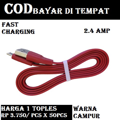 KABEL DATA FAST CHARGING MICRO 2.4 A Termurah
