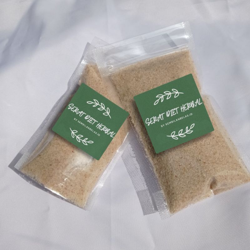 SERAT DIET HERBAL (PSYLLIUM HUSK) FREE OBAT DIET SULAMI ORI REPACK 3 KAPSUL