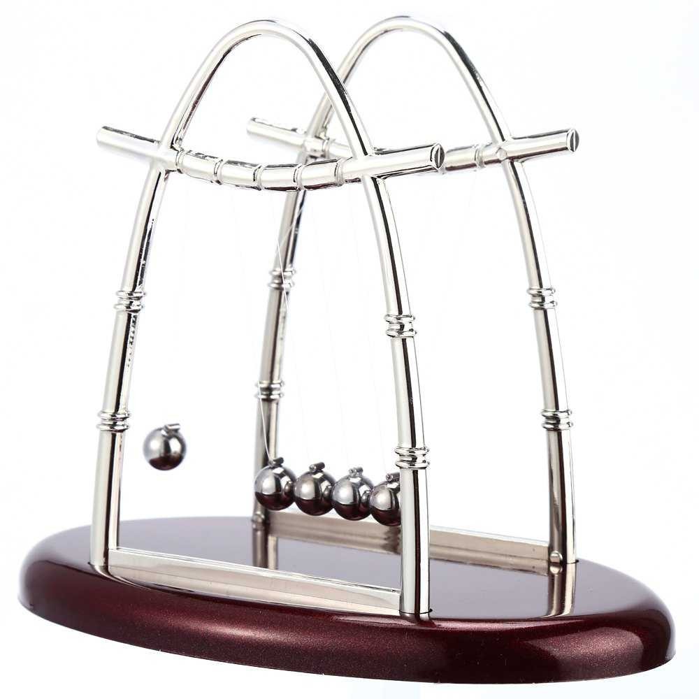 Pajangan Meja Pendulum Newton Model Arched Balance Ball