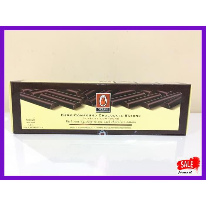 

SAKMACOKLAT- CHOCOLATE STICKS BATONS TULIP COMPOUND STICKS STIK COKLAT BATONS 1,5KG -MAKANAN-